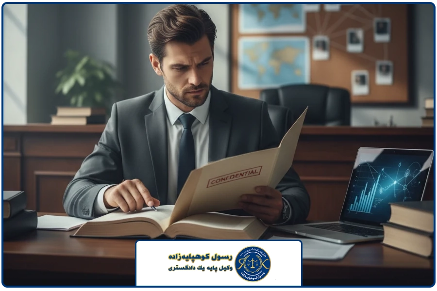 تبرئه | وکیل قاچاق سازمان یافته