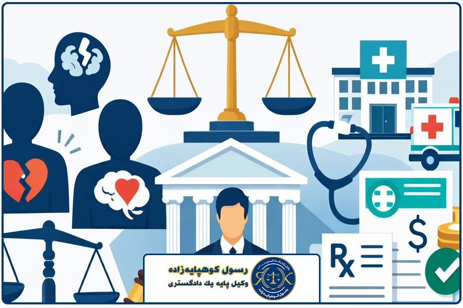 مطالبه خسارت معنوی | وکیل ضرب و جرح امارات