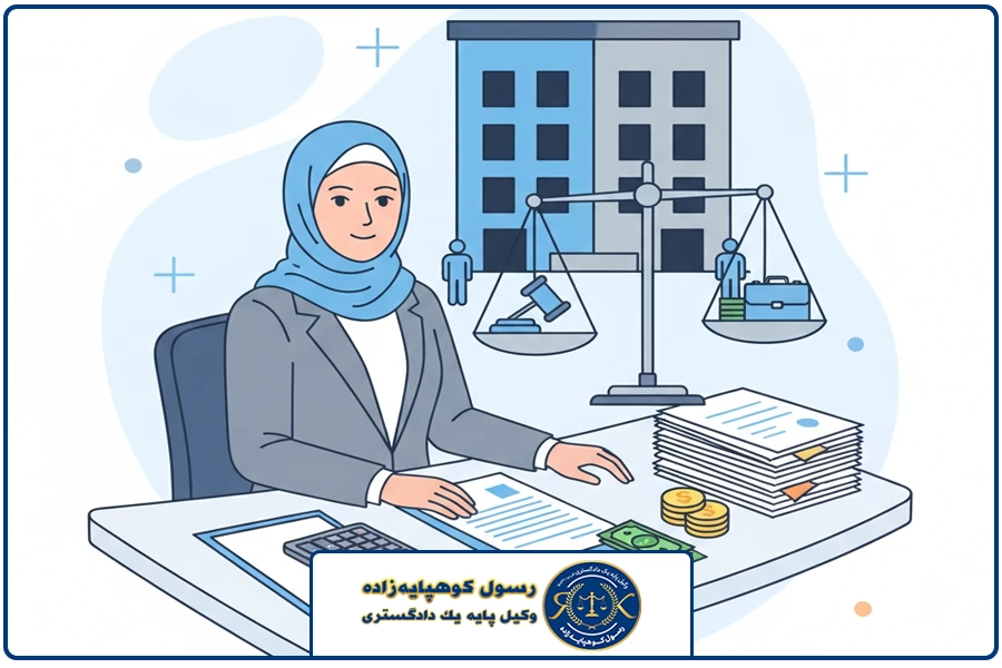 هزینه دادرسی | وکیل فروش ملک مشاع