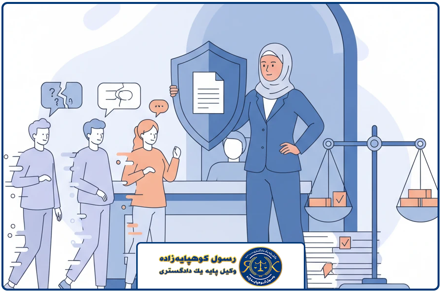 مقاومت در برابر ادعای واهی | وکیل فروش ملک مشاع