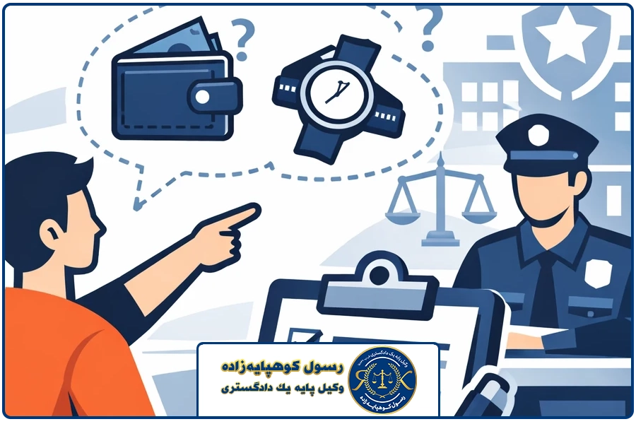 حفظ صحنه جرم | شکایت از سرقت