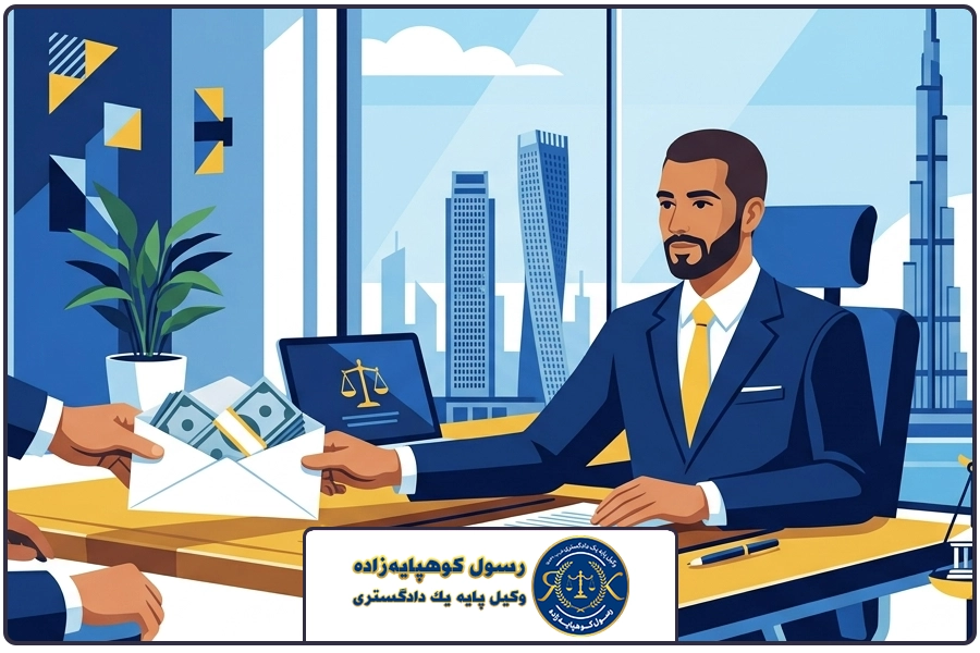 تصویر شاخص | وکیل ارتشا دبی